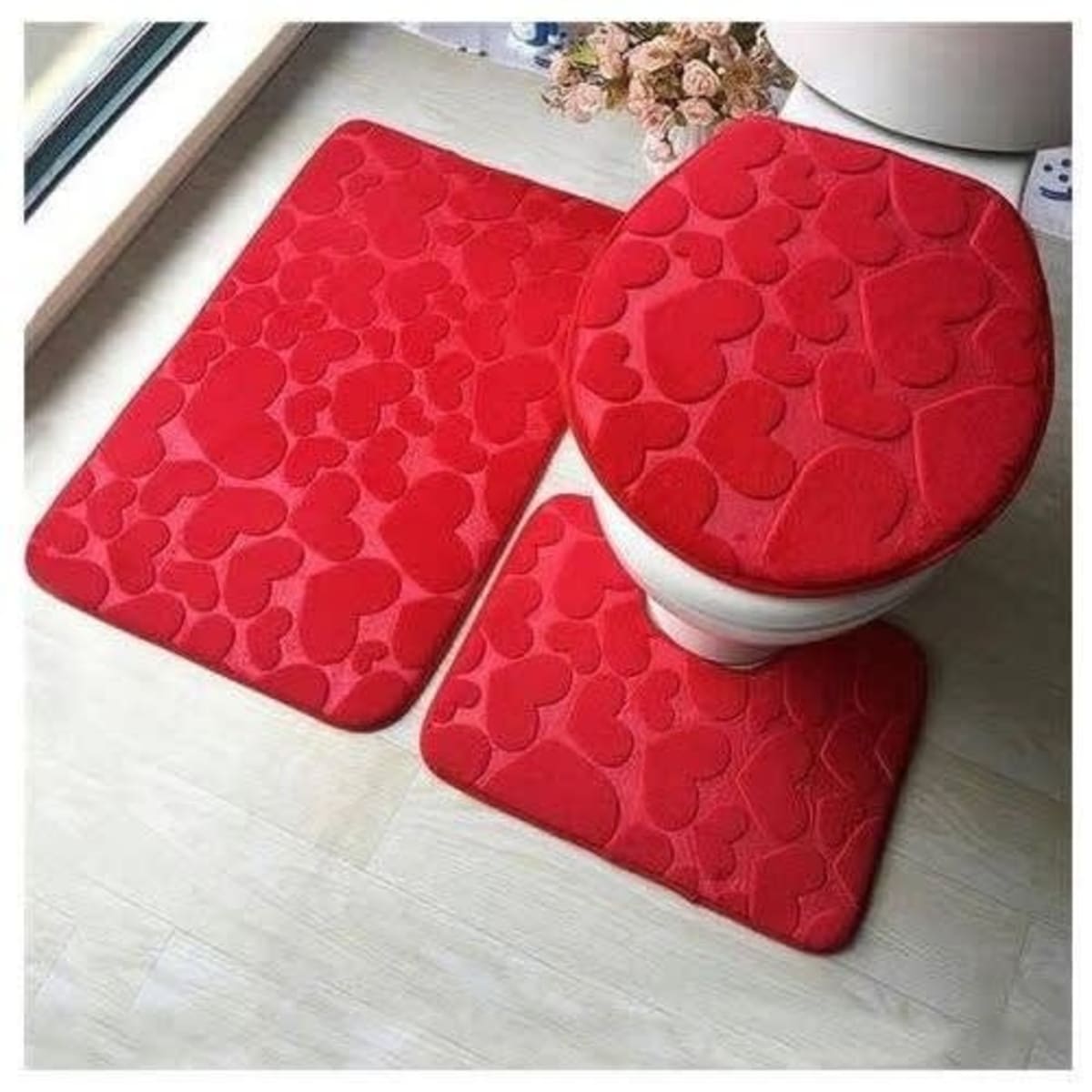 Bathroom floor store mat set