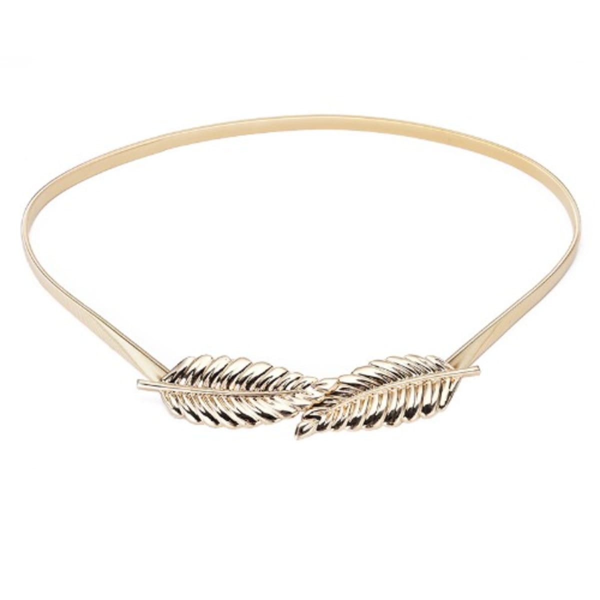 Leaf on sale belt gold