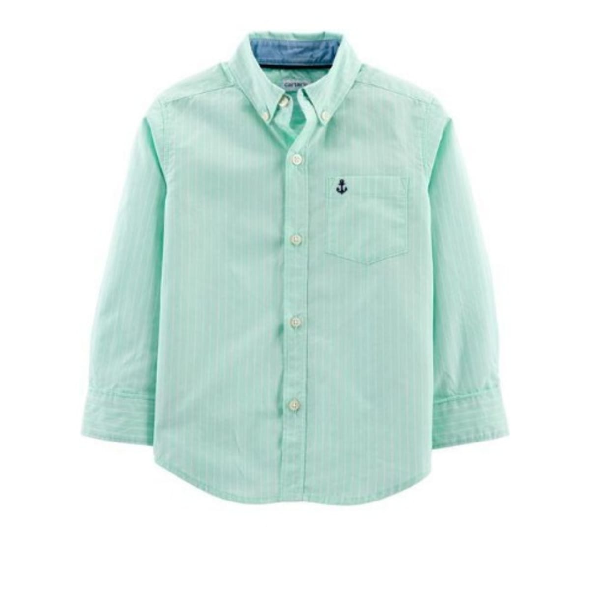Baby boy green sales button down shirt