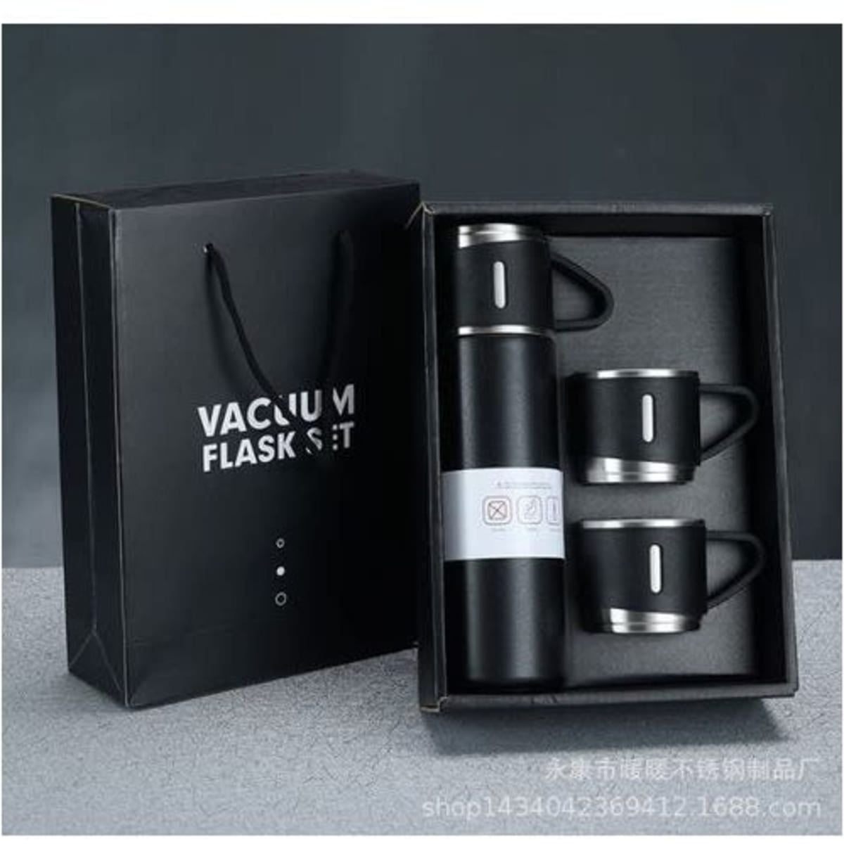 Vacuum Flask Set (Cold & Hot)- طقم حافظة سوائل (بارد وساخن) –