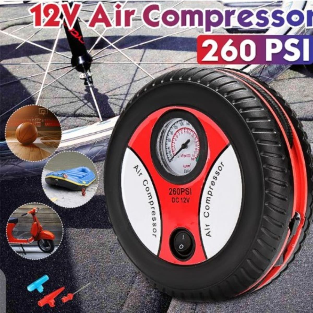 Mini air compressor for car tyres store