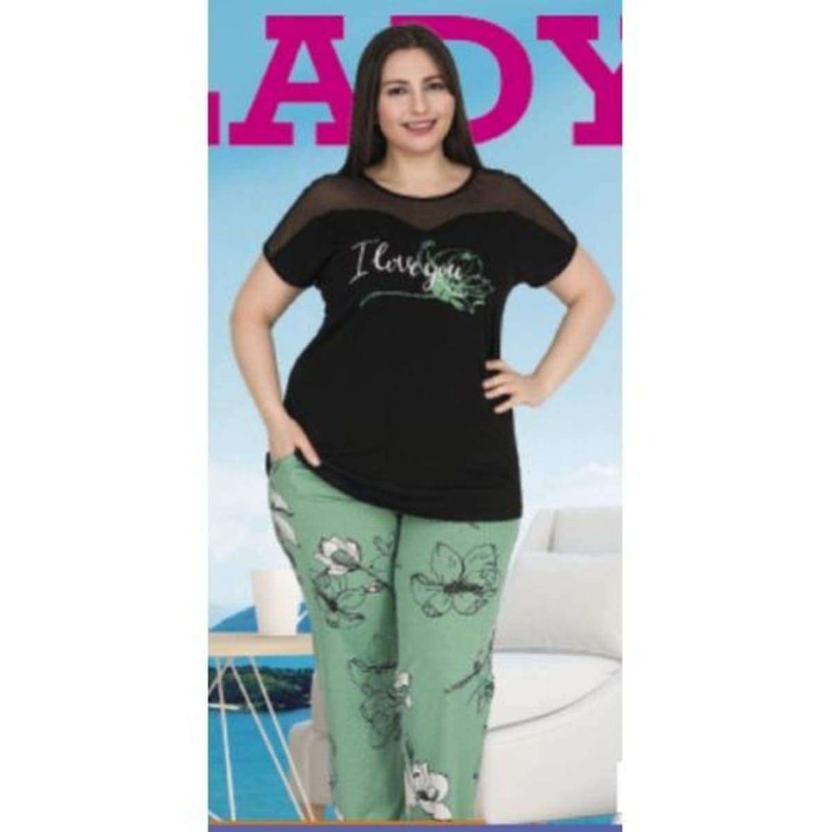 Ladies plus cheap size pyjamas