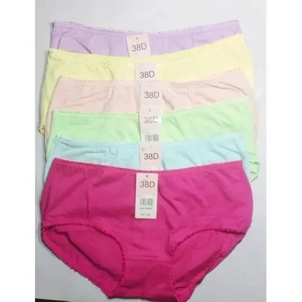 Ladies Cotton Panties - 12 In 1 - Multicolor