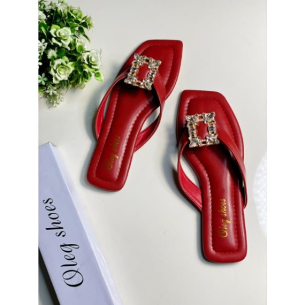 Oleg Flat Slippers Red Konga Online Shopping