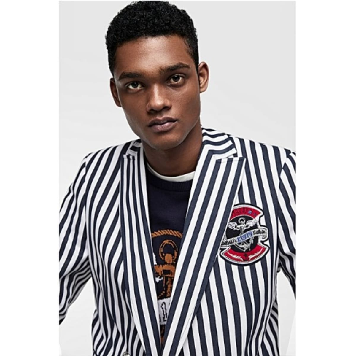 Men's striped sale blazers
