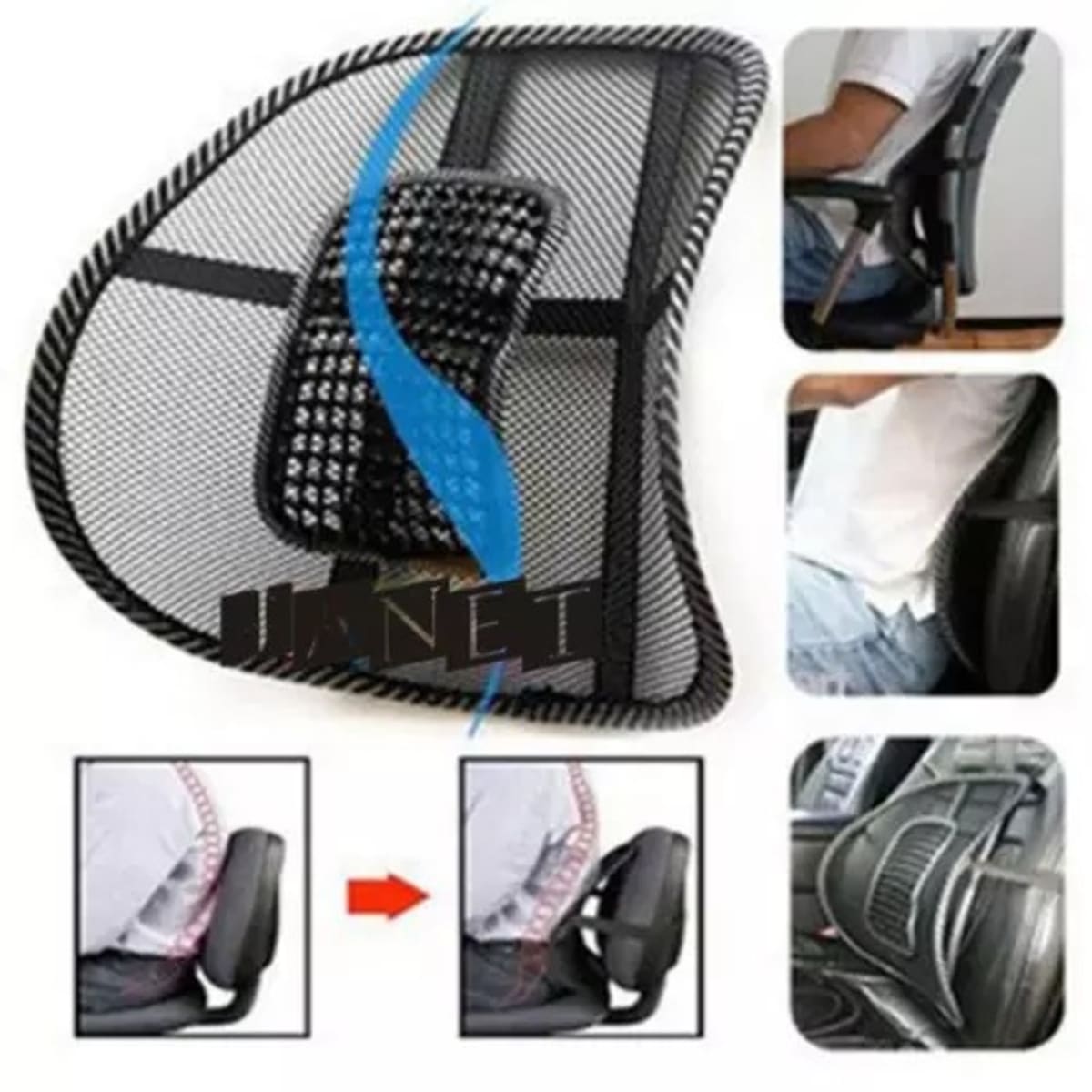 Mesh lumbar online back support