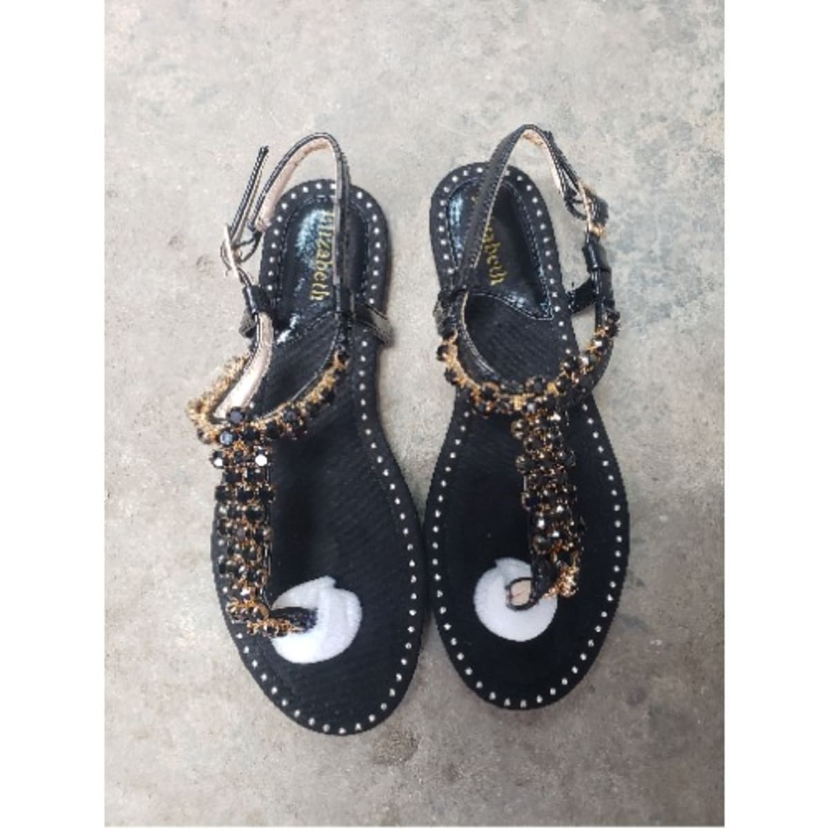 Sandal flat elizabeth top