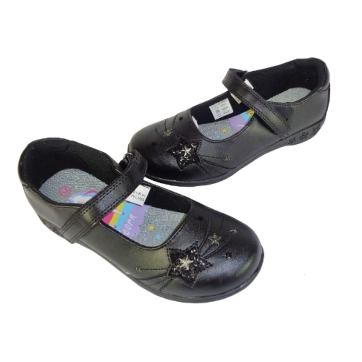 Girls black hot sale sparkly shoes
