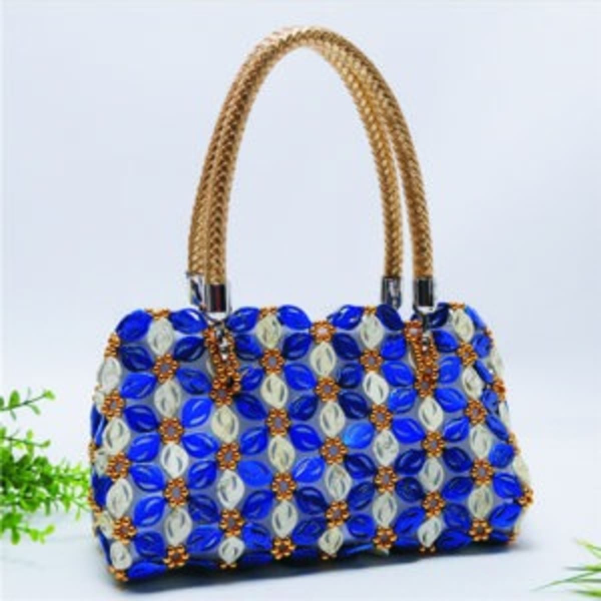 Beaded new arrivals pouch bag