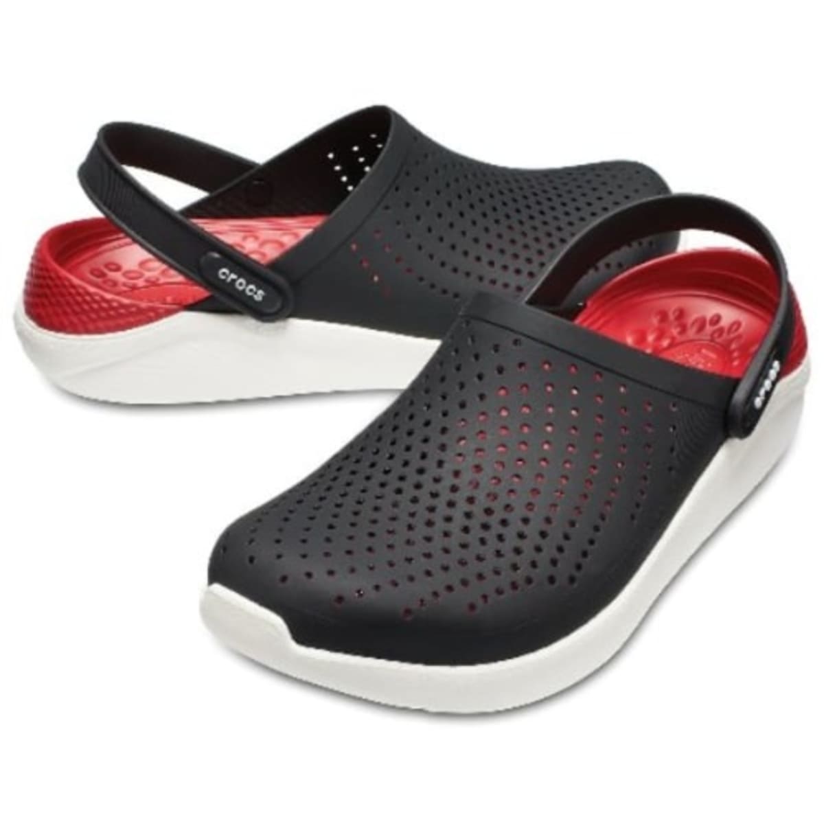 Red mens crocs top
