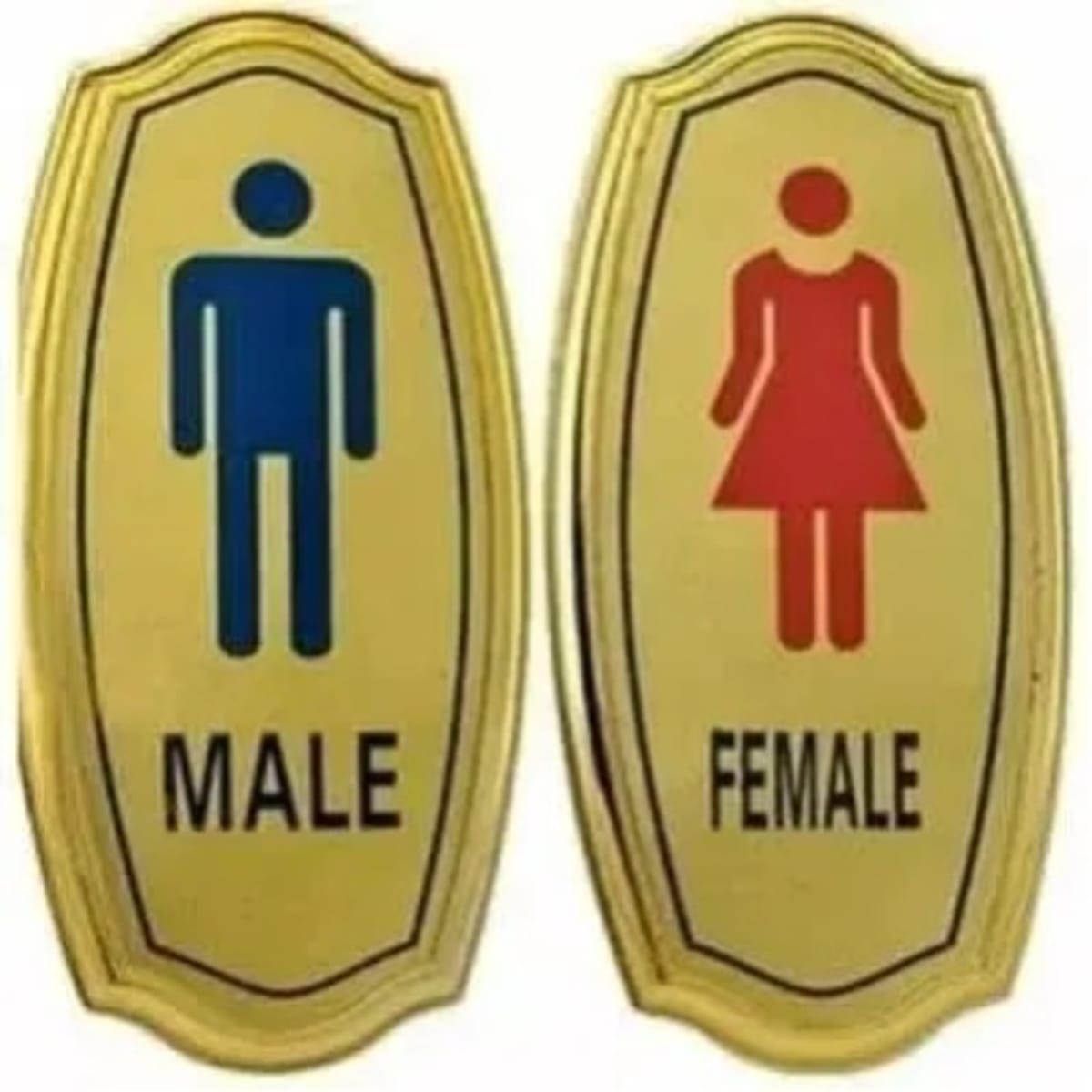 Male And Female Toilet Door Sign | Konga Online Shopping