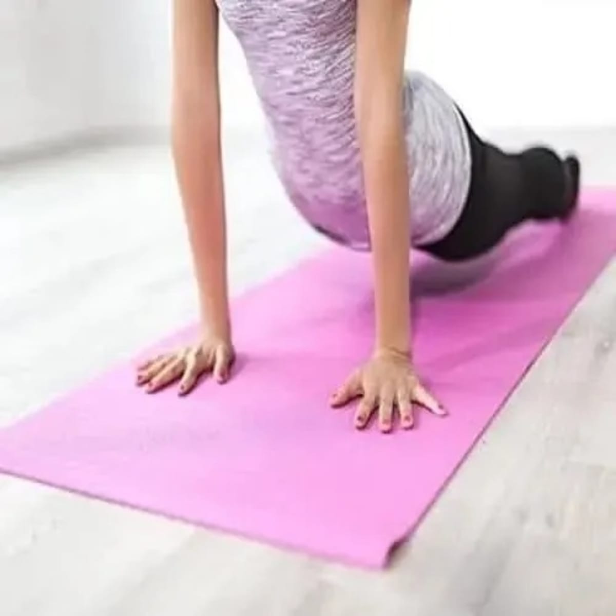 Yoga Mat And Carrier Bag - Pink