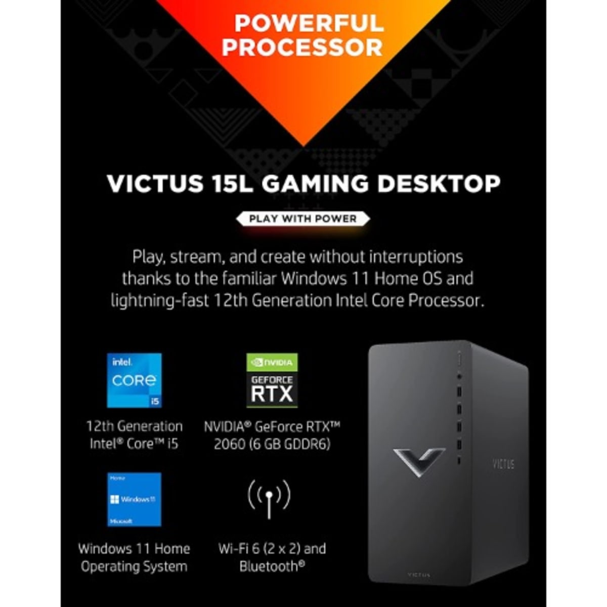 HP Victus Gaming Desktop Intel Core i3-12100F 8GB Memory NVIDIA GeForce GTX  1650 512GB SSD Mica Silver TG02-0014 - Best Buy