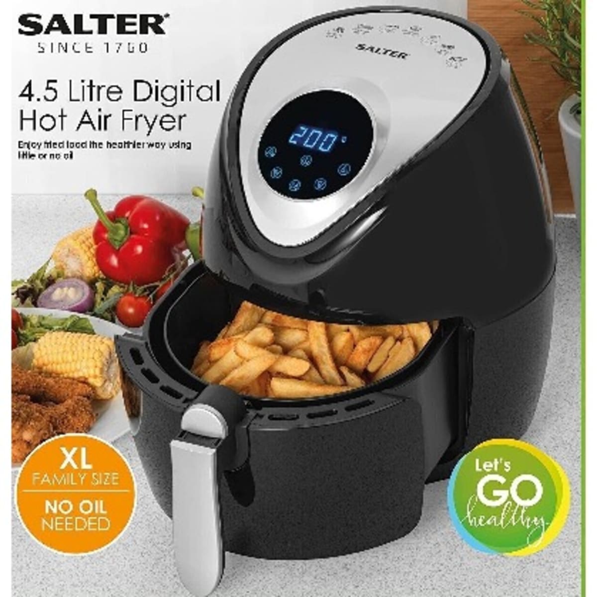 Shop Salter XXL Hot Air Fryer, 8 Litre