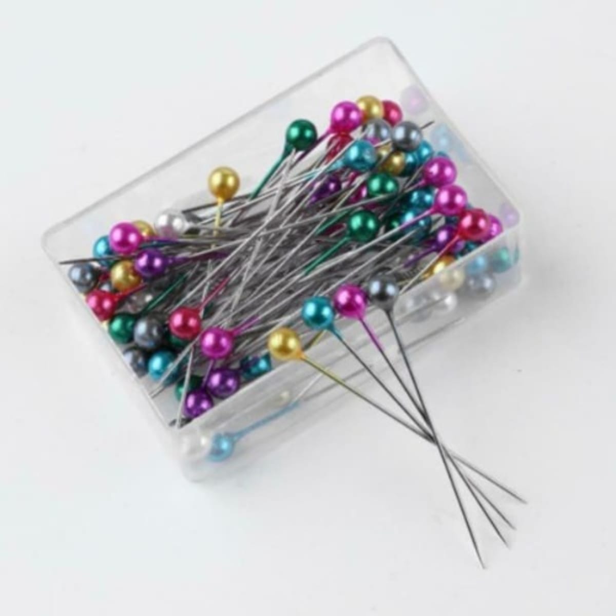 Sewing Pins - 1.5 in - Set of 100 - Pearlized White