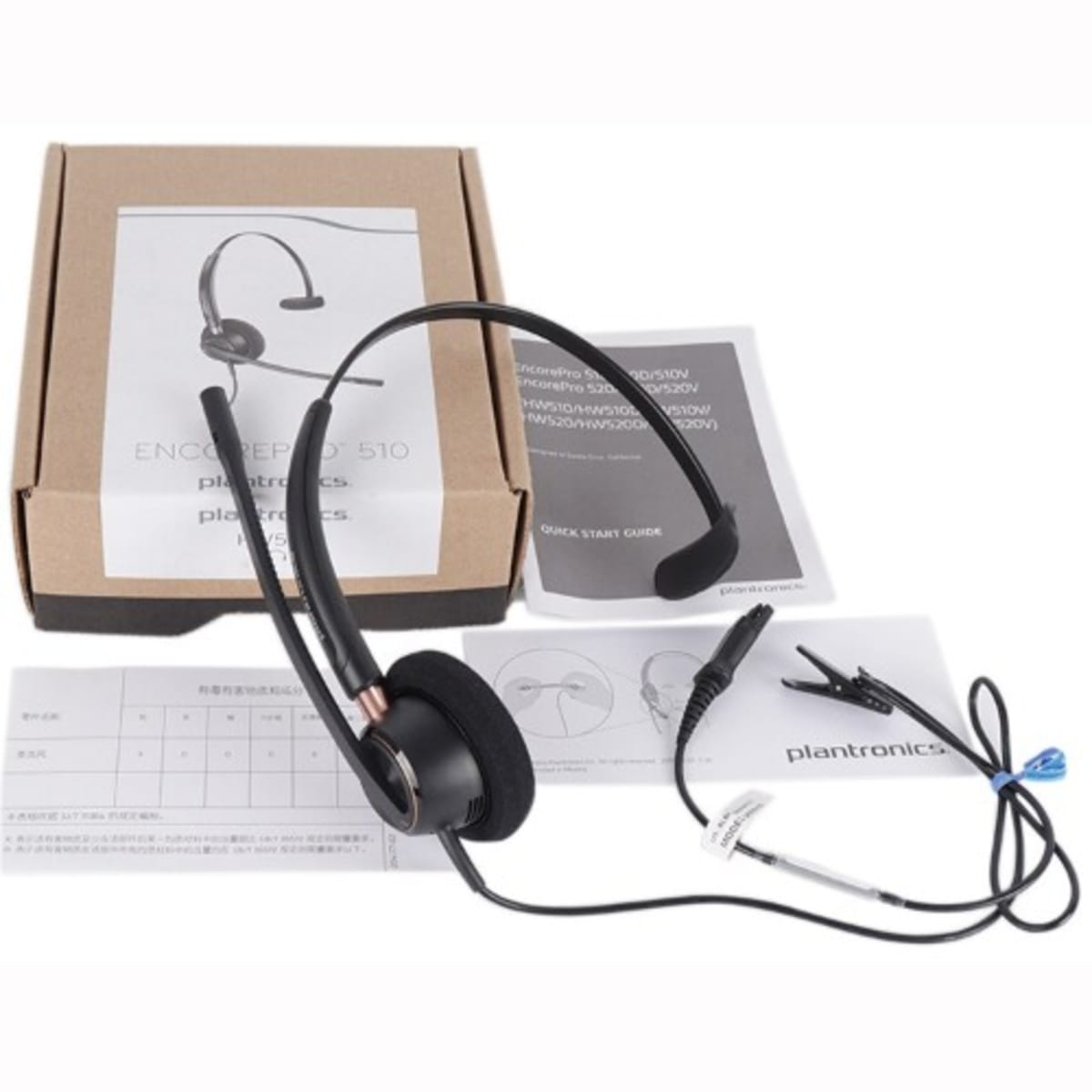 Plantronics Hw510 Encorepro Monaural Noise canceling Office Qd