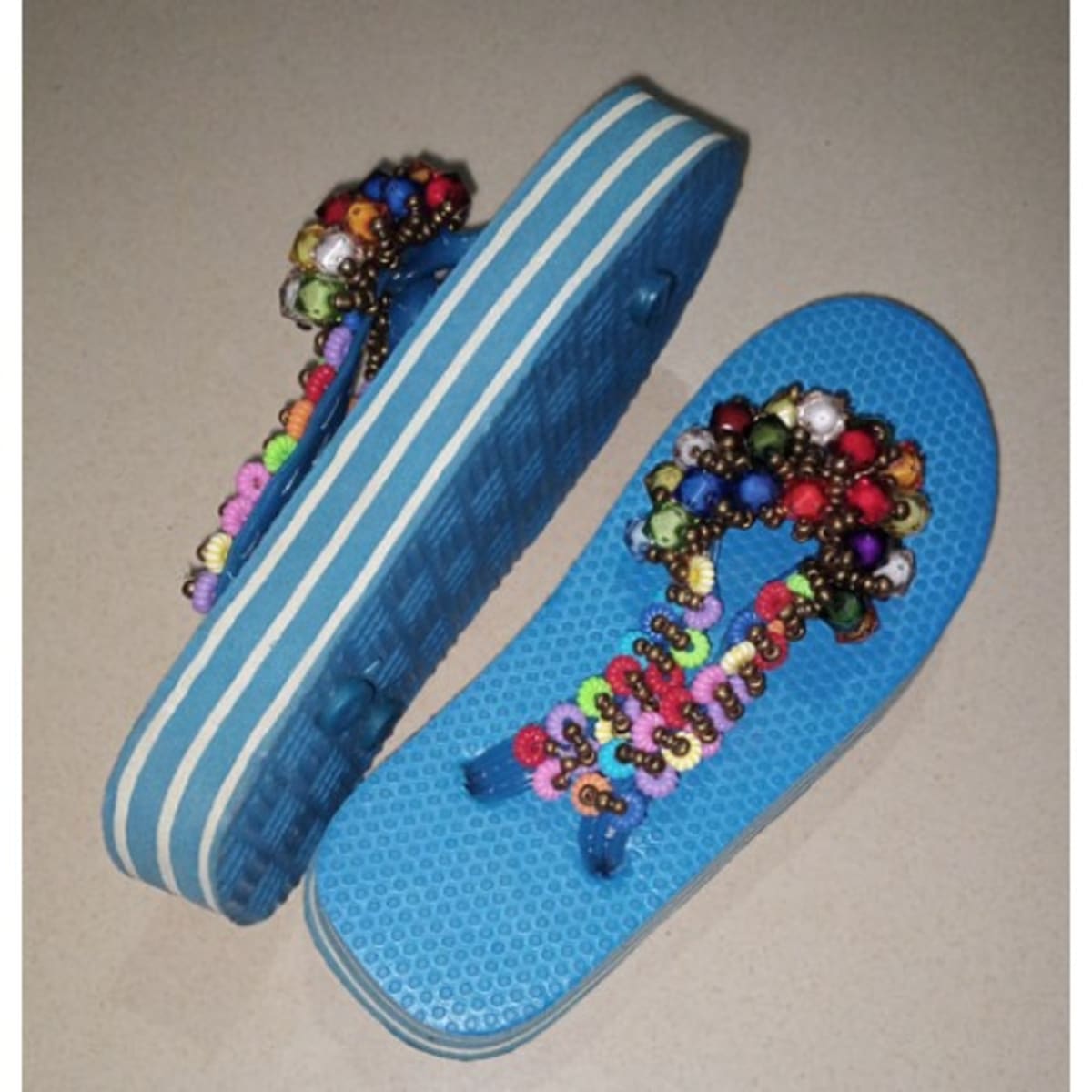 Beaded slippers on sale