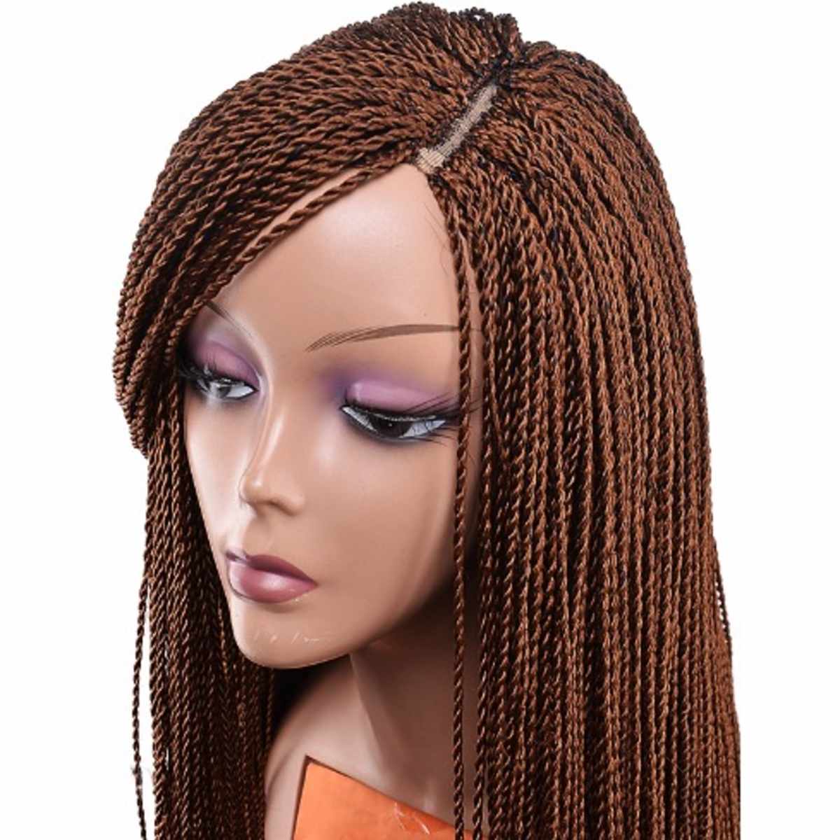 Regular Twist Braided Wig with Lace Closure Color30 Konga