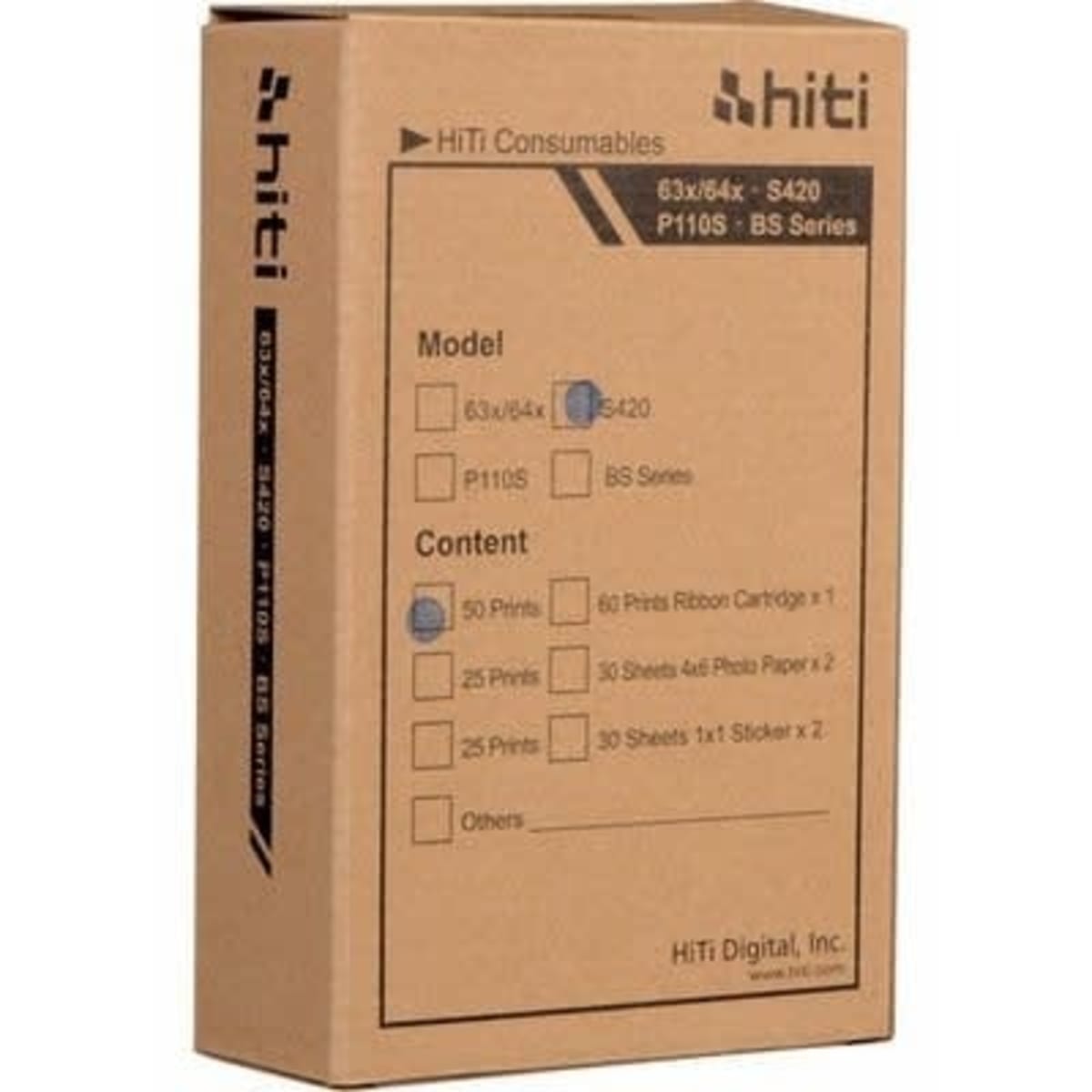 HiTi S420/S400 Bulk Pack 4x6-50 Photo Paper - 600 Prints