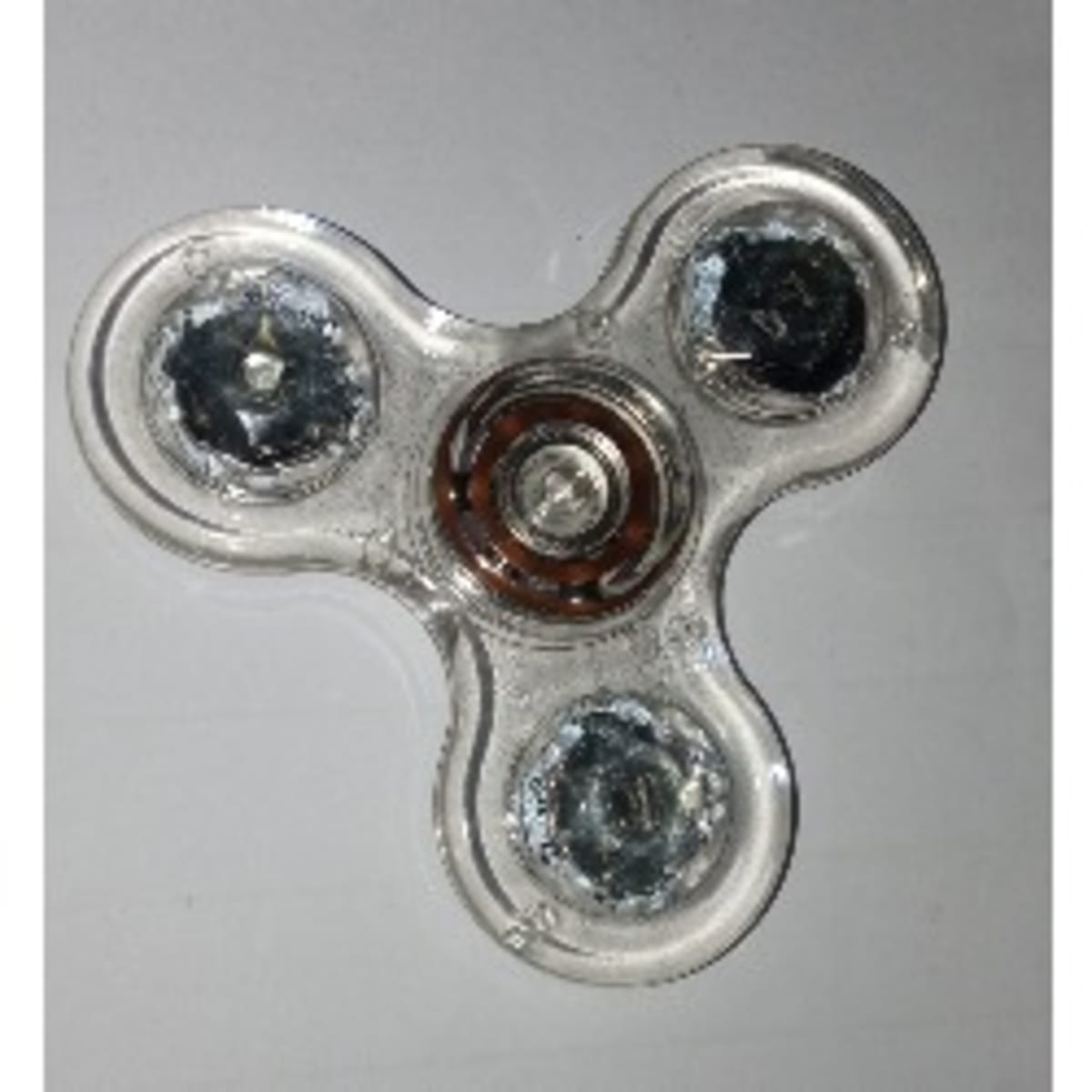 Clear fidget online spinner
