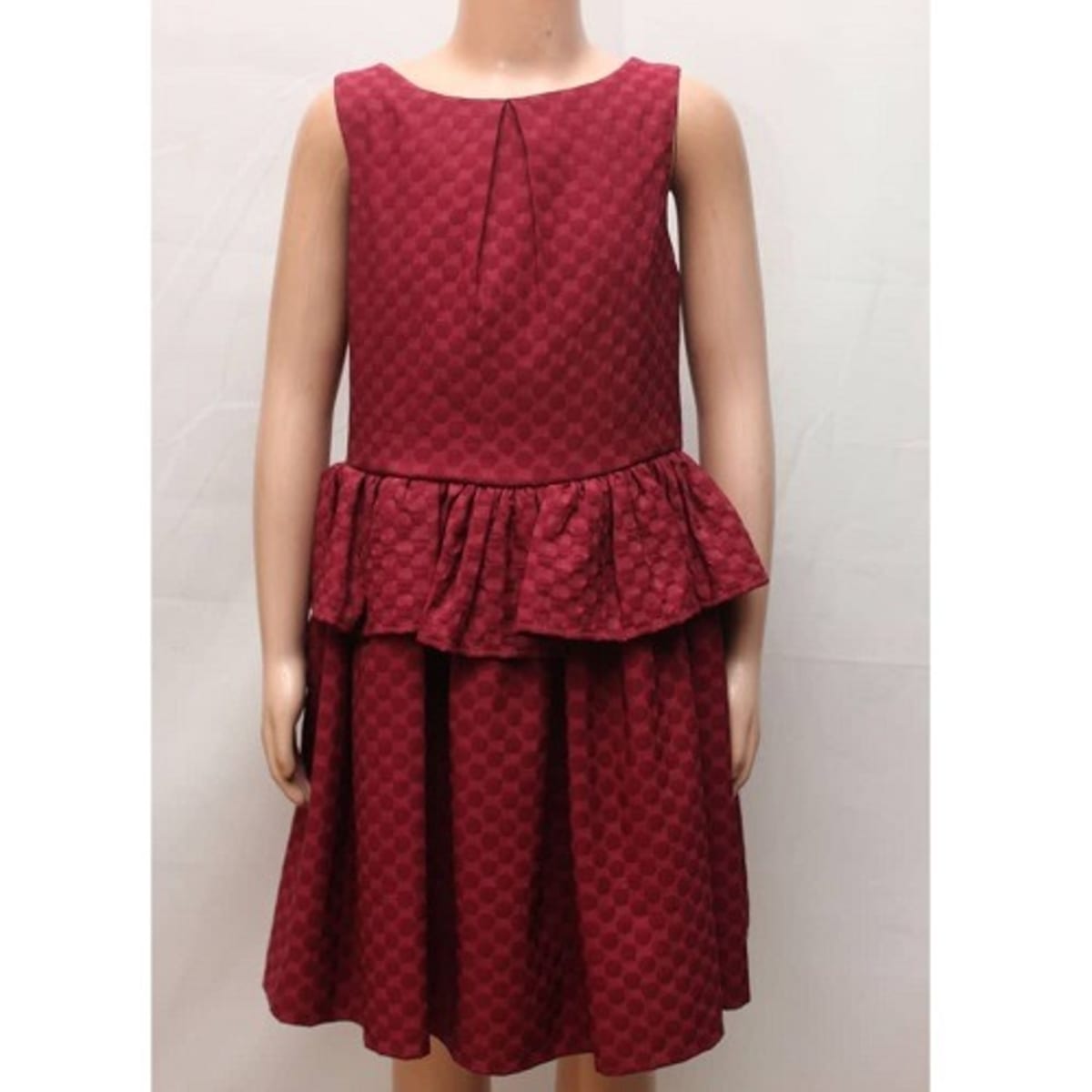 Jasper Conran Girls Jacquard Peplum Dress Red Konga Online
