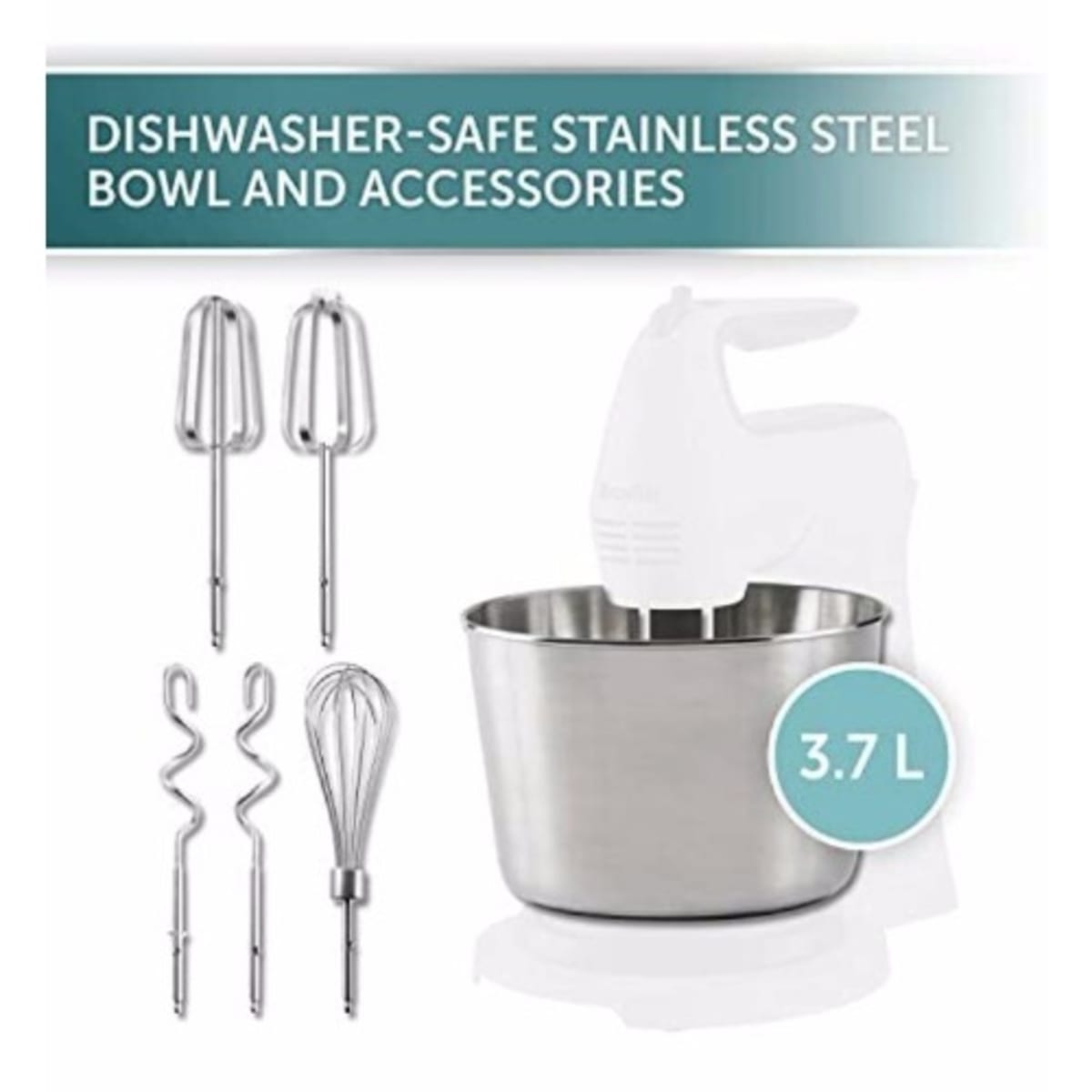 Breville Classic 3.7L Combo 2 in 1 Hand Stand Mixer Konga