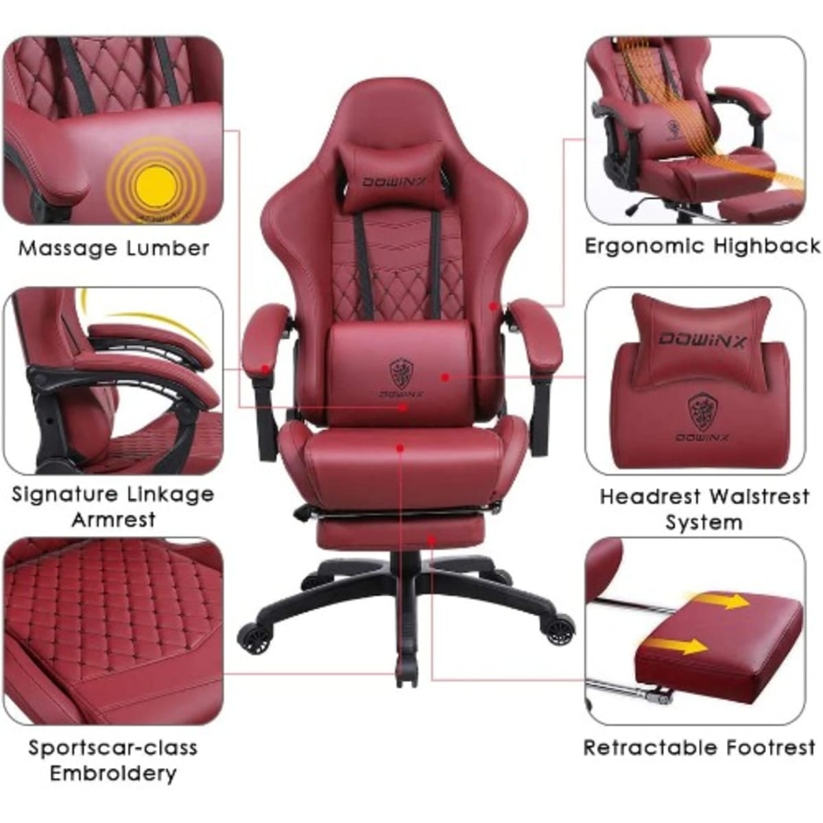 Dowinx gaming deals chair massage