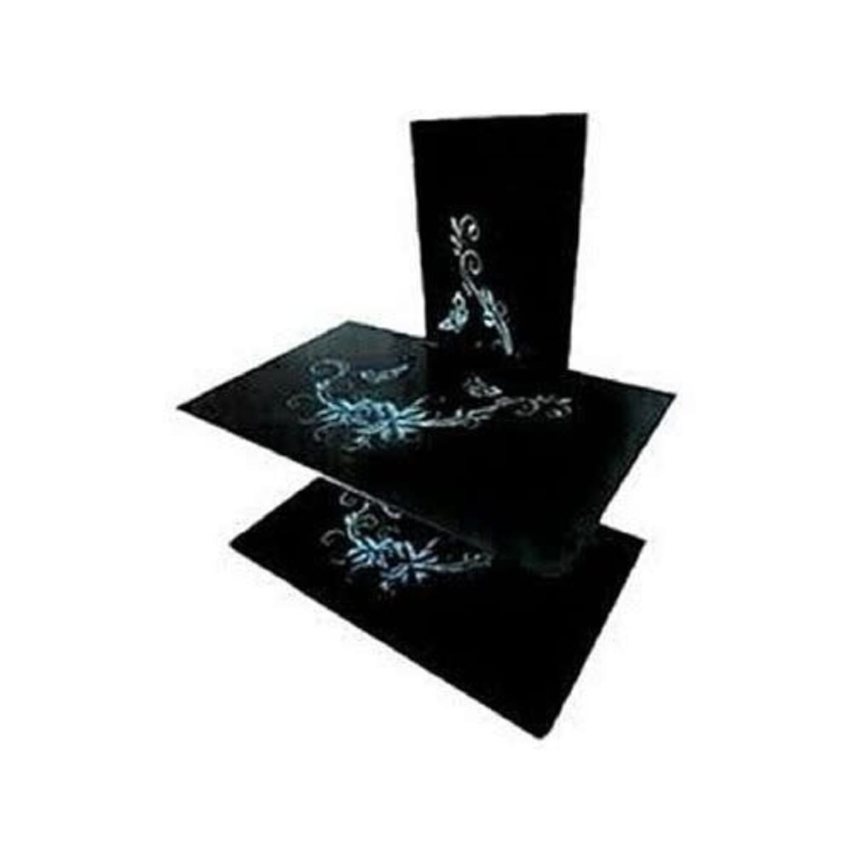 DVD Audio Double Layer Glass Wall Shelf Konga Online Shopping