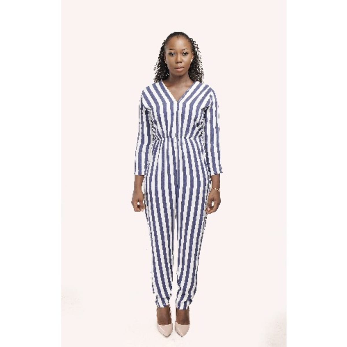 Main sales strip jumpsuit