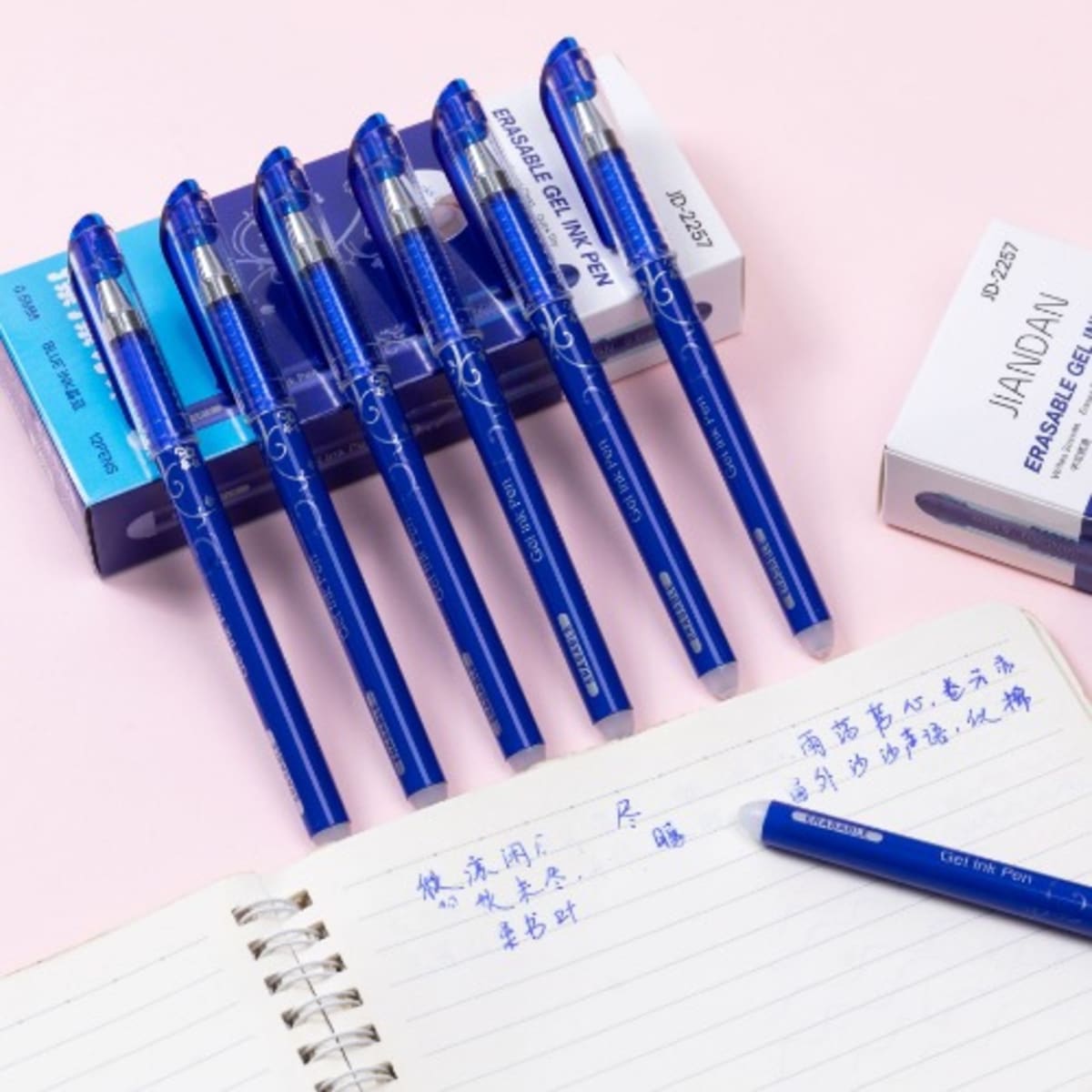 Blue gel shop pens online