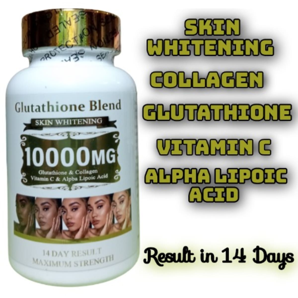 Whitening Glutathione Collagen Vitamin C And Alpha Lipoic Acid