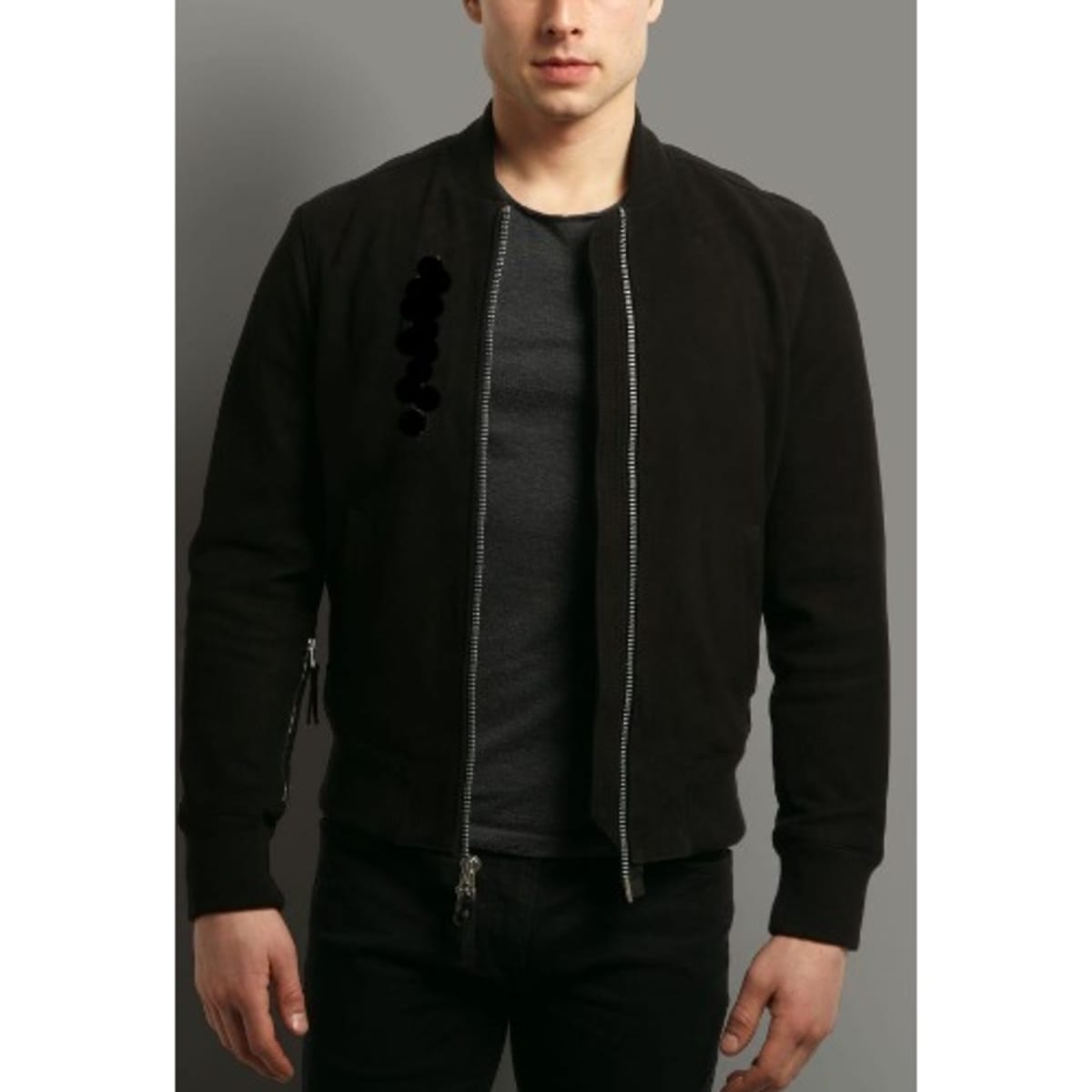 Mens casual discount zipper jackets