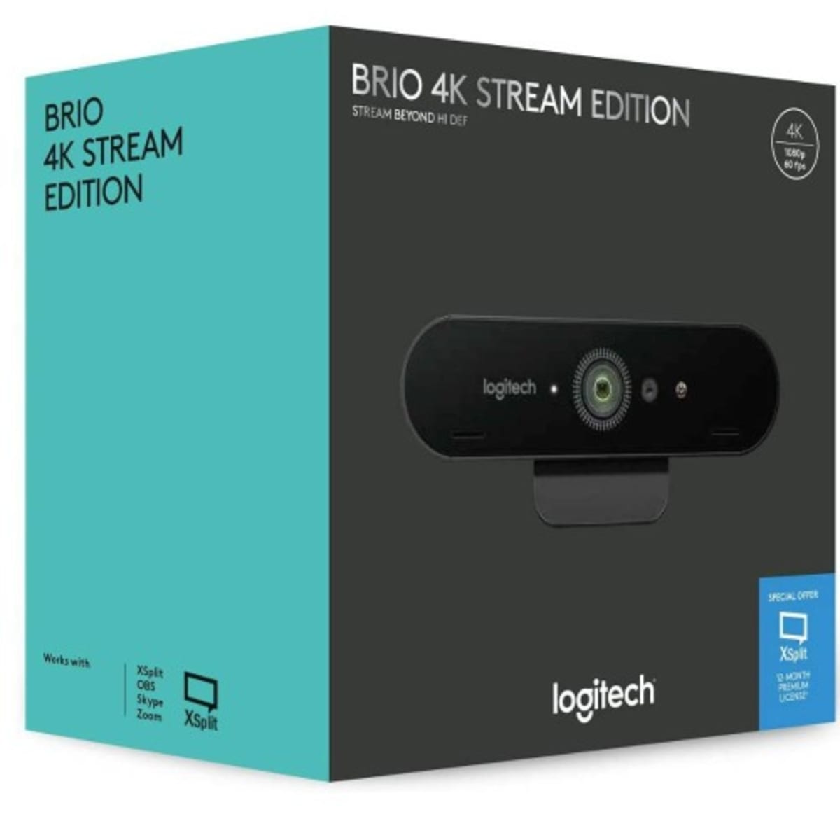 Et bestemt Antagonisme tilfredshed Logitech Brio 4K Stream Webcam Edition For Video Conferencing And Recording  - Black | Konga Online Shopping