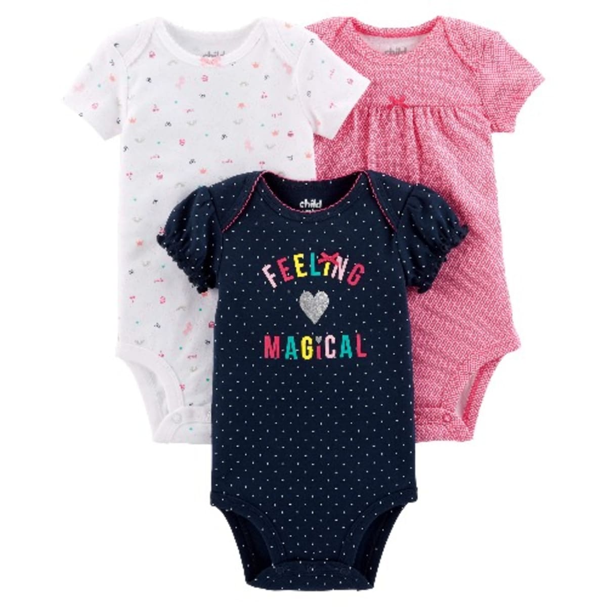 Child of mine baby girl bodysuits discount
