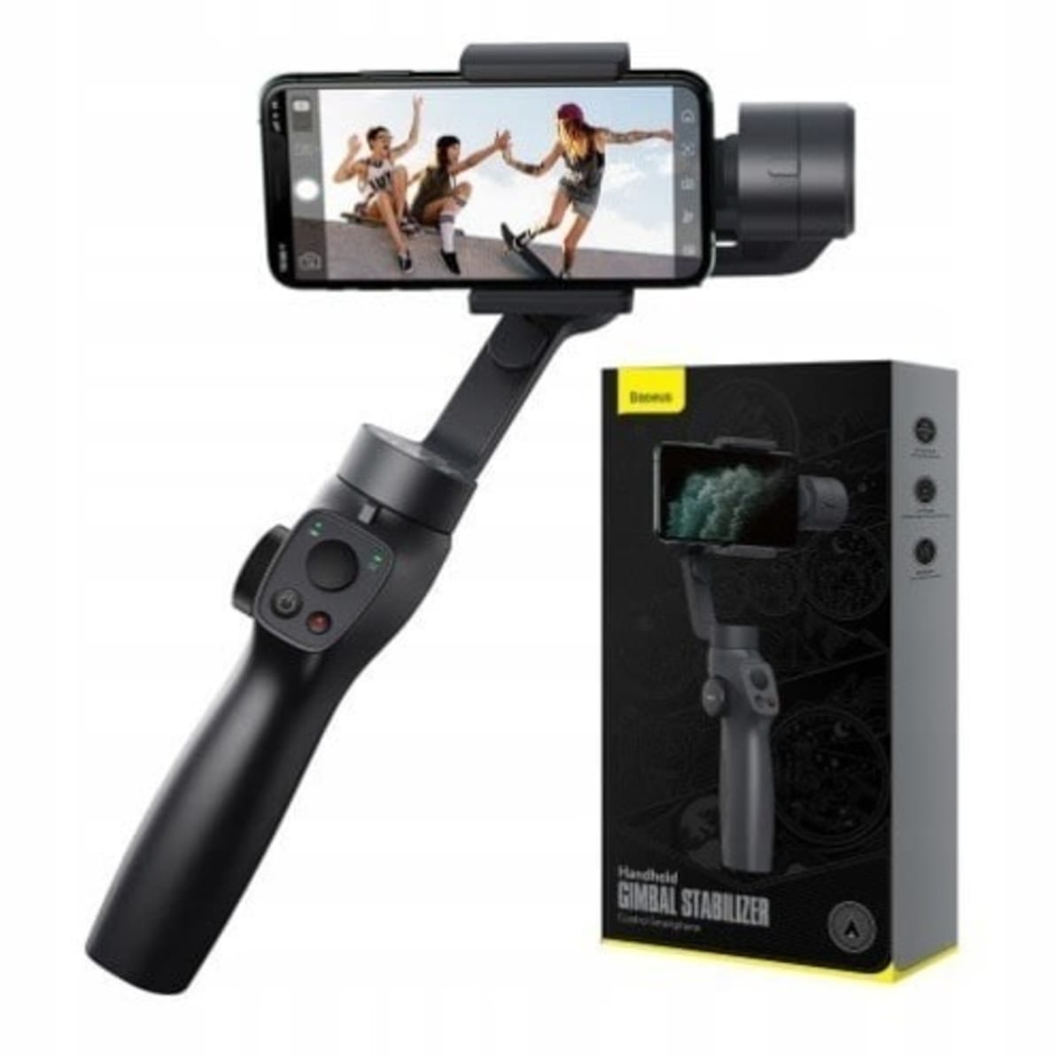 Baseus 3 axis Handheld Gimbal Stabilizer Selfie Stick For