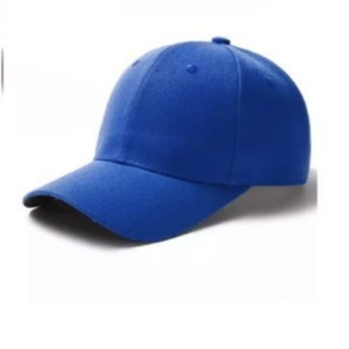 Plain blue on sale baseball cap