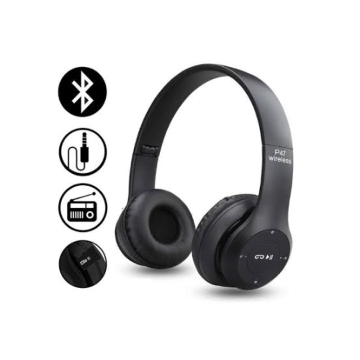 P47 wireless bluetooth 2025 headphone