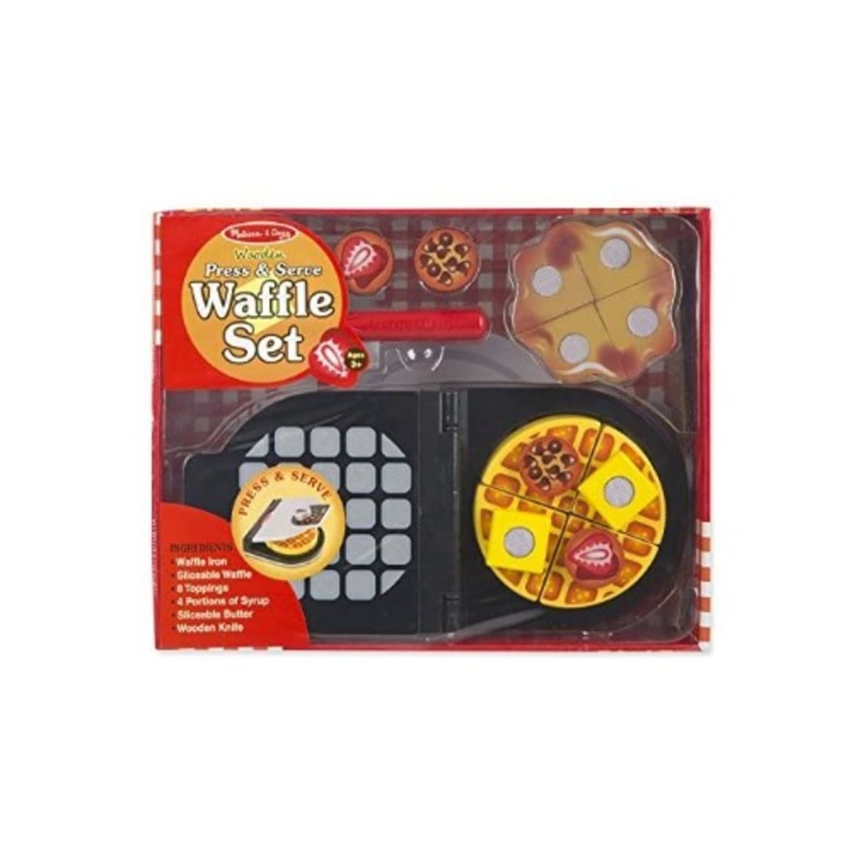 Melissa Doug Press Serve Wooden Waffle Set Konga Online Shopping