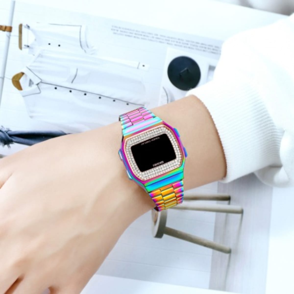 Reloj casio touch 2025 tornasol