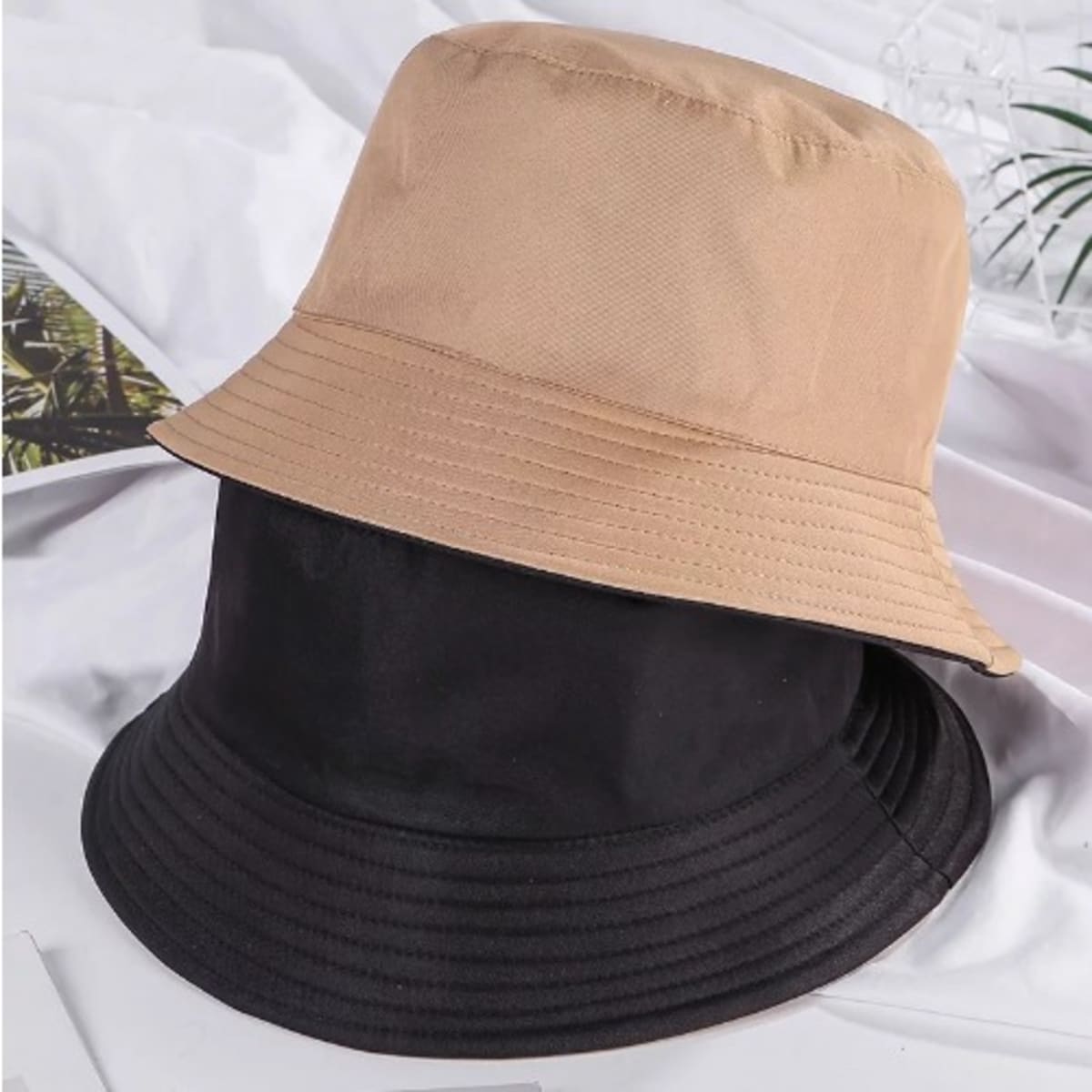 Brown fishing hat top