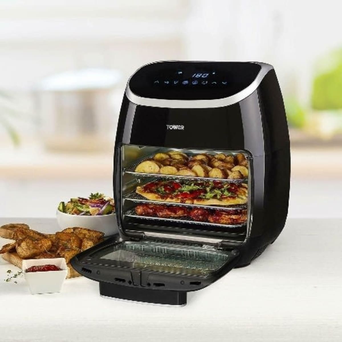 Digital air sales fryer tower