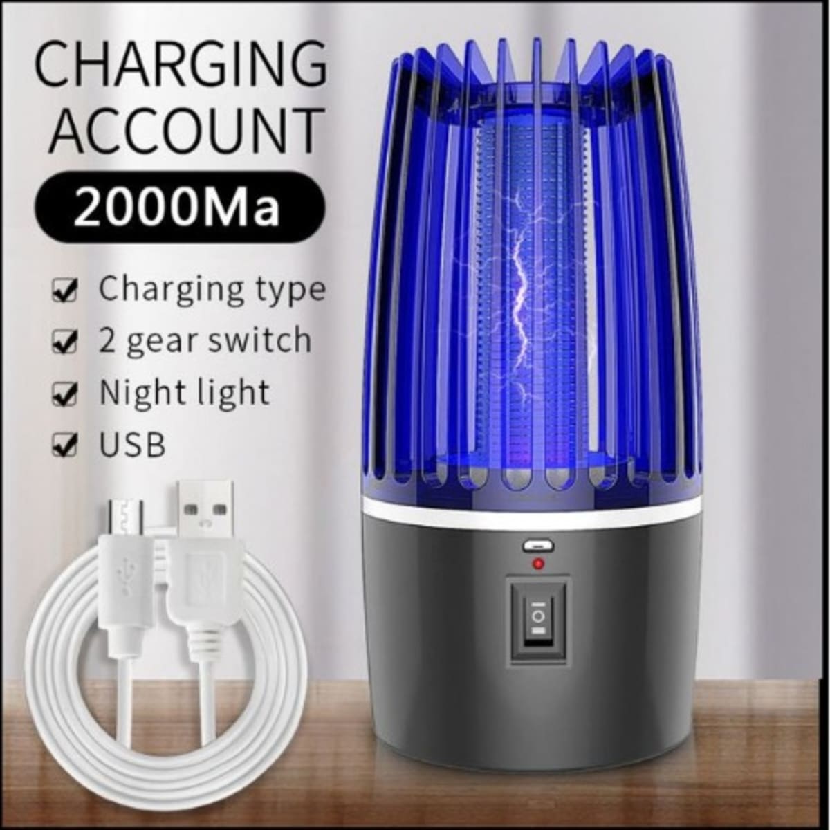 Rechargeable Mosquito Killer Lamp With 2 000mah Battery Konga