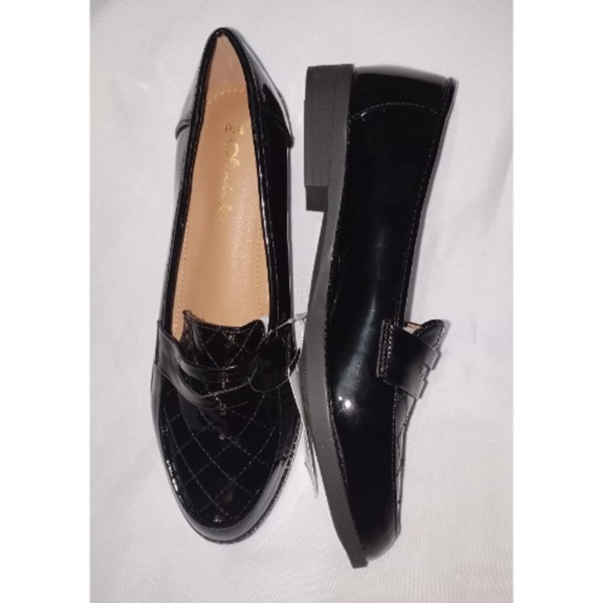 Office patent loafers on sale