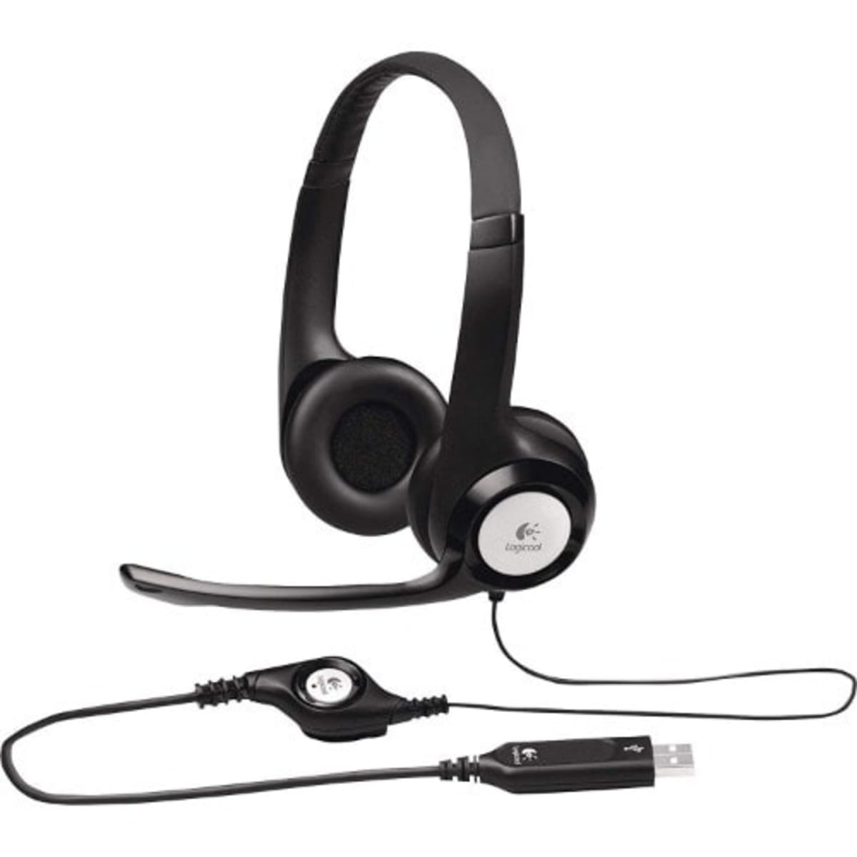 Logitech headset with microphone h390 sales