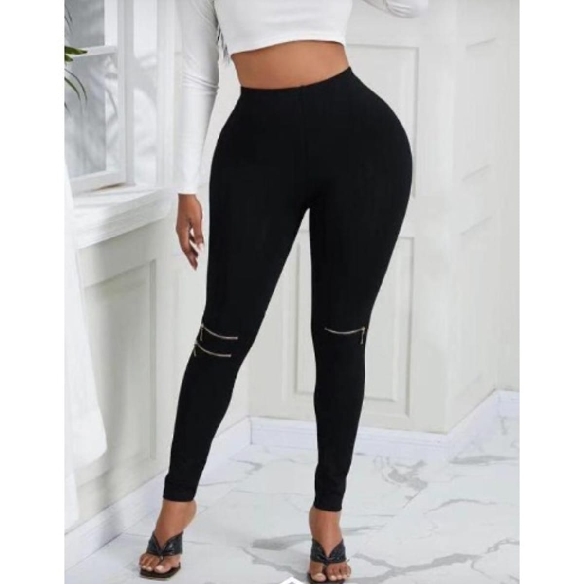 Ladies Fashion High Waist Leggings Pants - Black  CartRollers ﻿Online  Marketplace Shopping Store In Lagos Nigeria