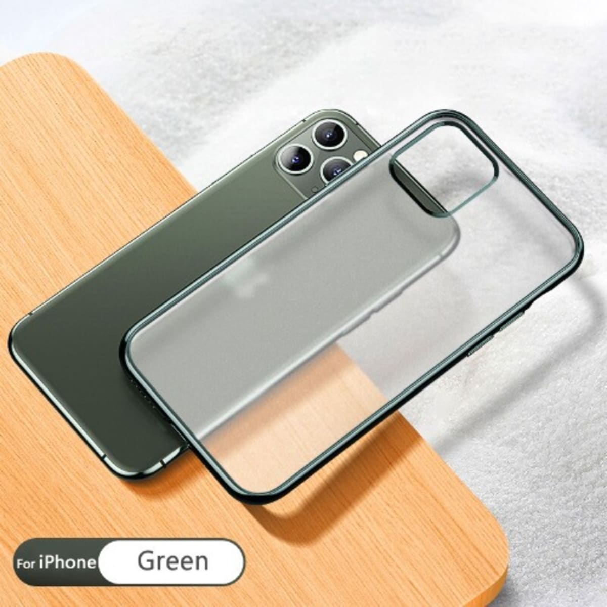 Transparent top phone pouch