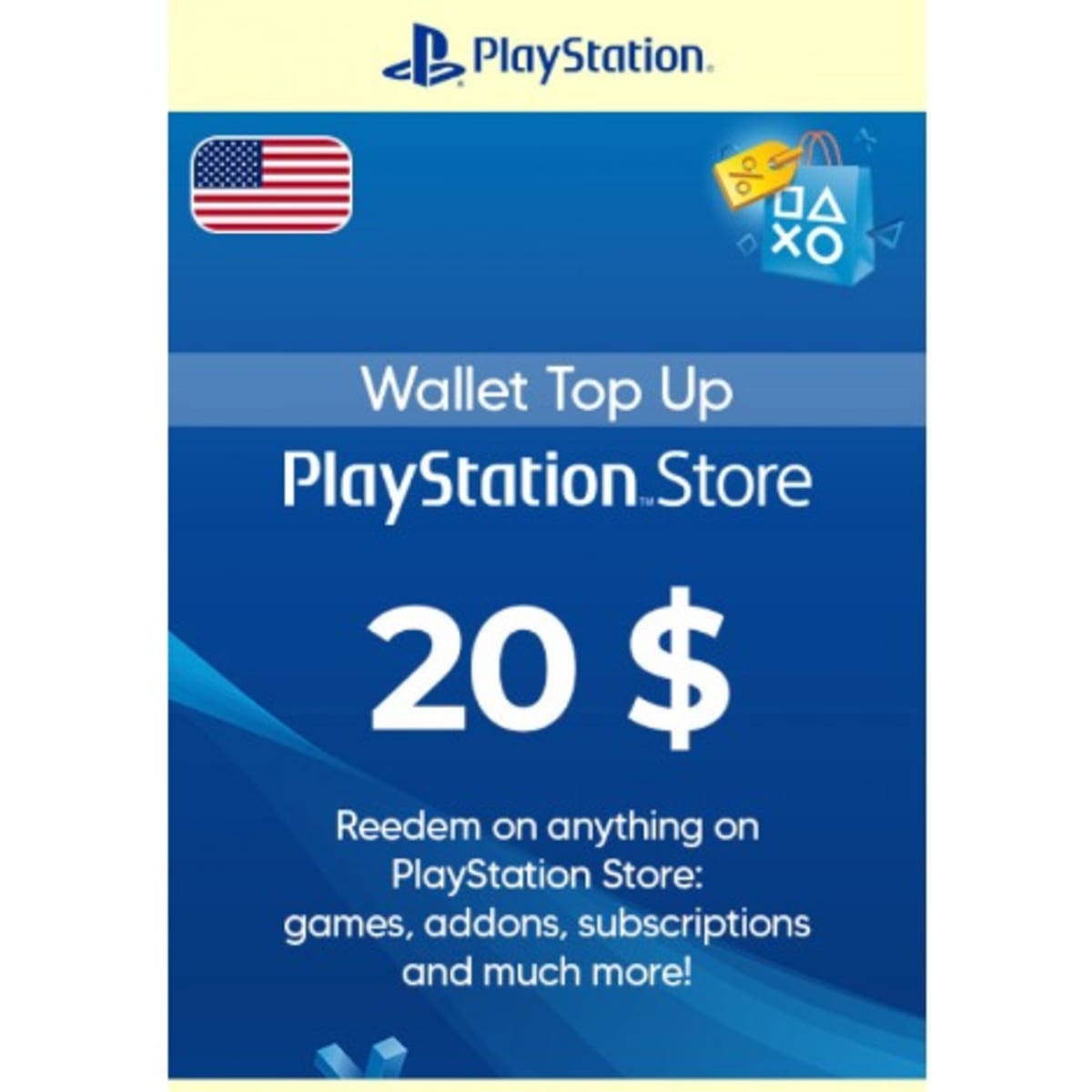 Playstation store $20 gift card sale