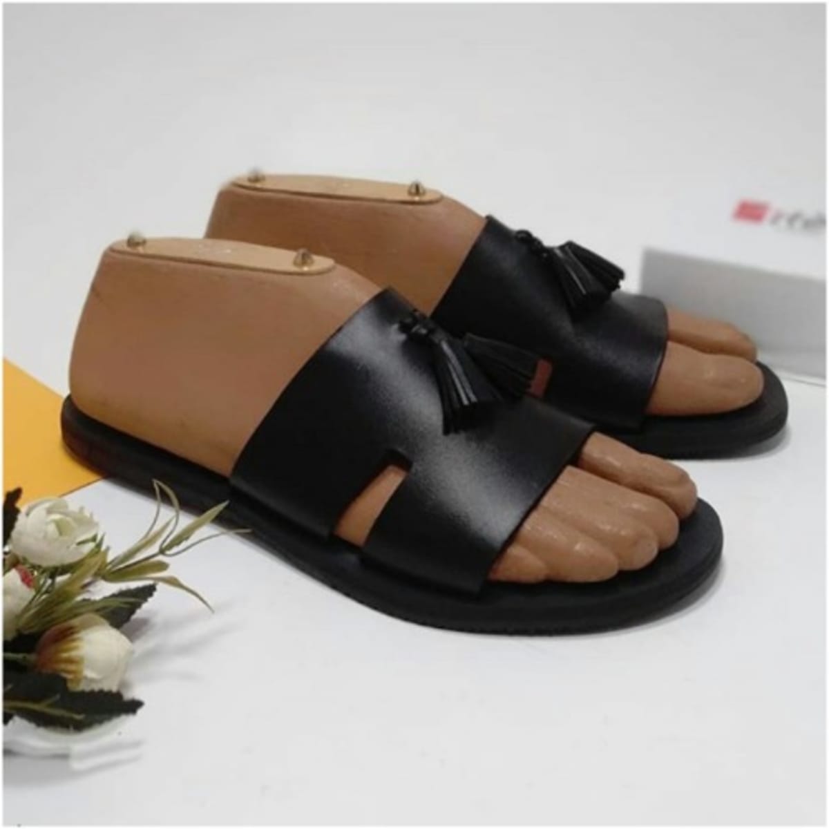 Tassel slippers best sale
