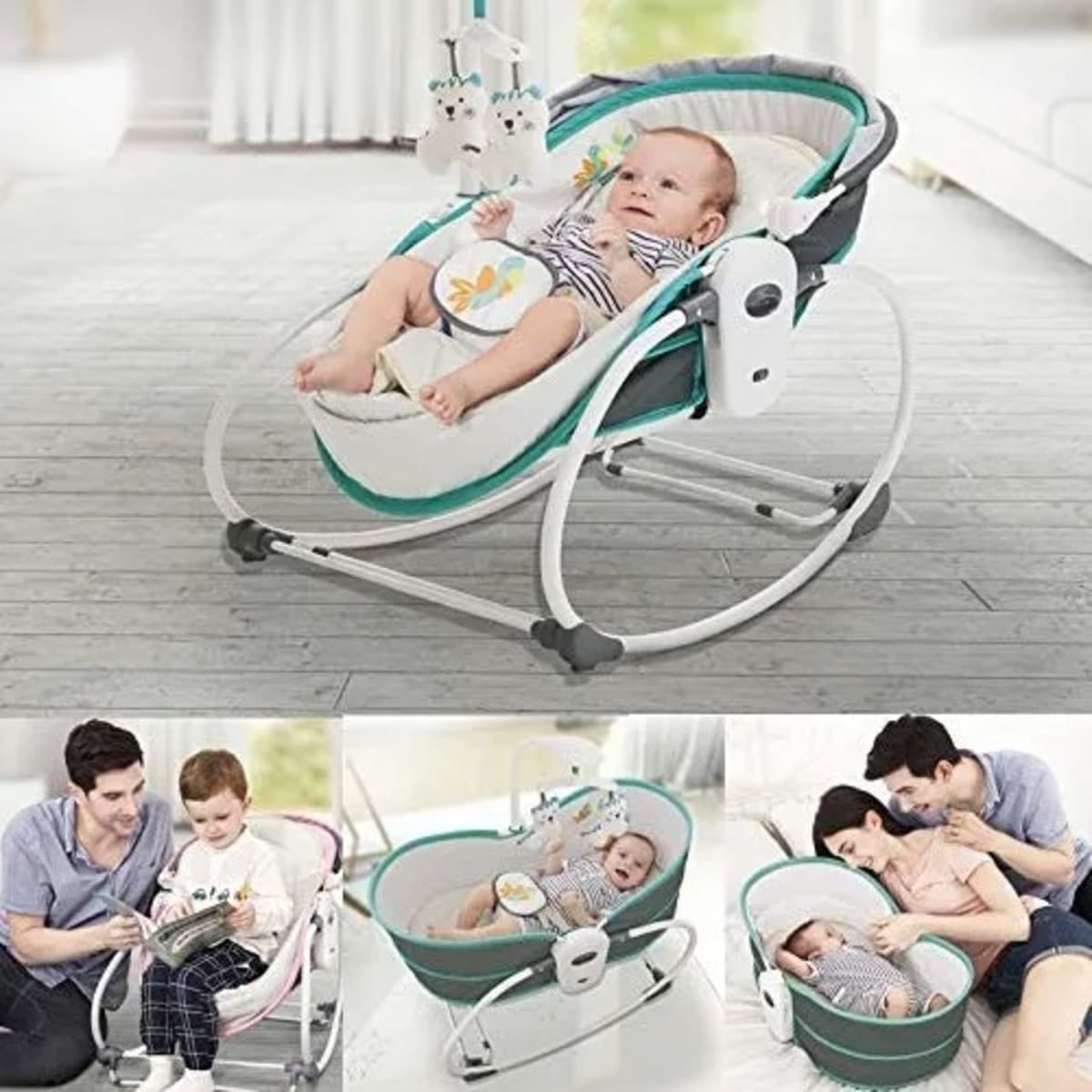 Rocker and clearance bassinet