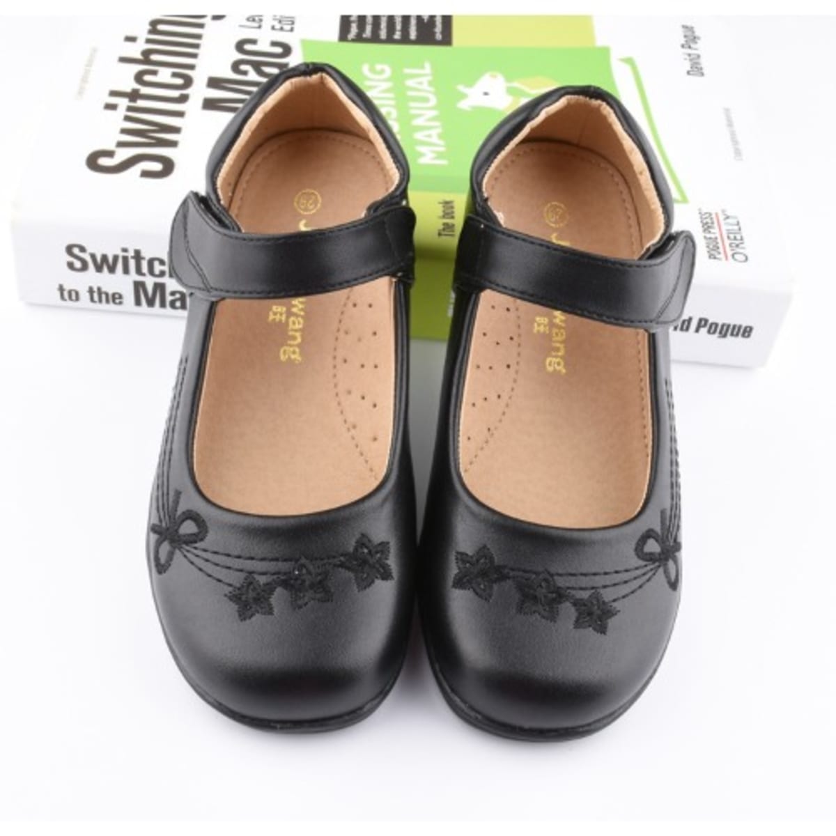 AWW Older Girls Patent Leather Shoe Black Konga Online Shopping